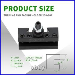 8-Pc AXA Wedge Quick Change Tool Post Kit 2 Oversize AXA Style 1 Turning &