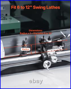 8-Piece Quick Change Tool Post Set for 6-12 Mini Lathe Swing 45# Steel, User