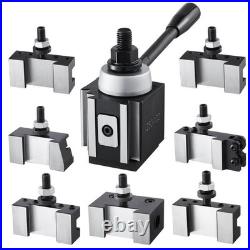 8pc Quick Change Tool Post Set for 6-12 Inch Lathe Holders