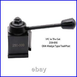 9Pcs OXA Wedge Type Quick Change Tool Post 250-000 Set Plus 2 extra 250-001 F