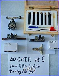 A0 40 Position Quick Change Tool Post Kit For 120-220mm Swing Lathe 4.7 to 8.7