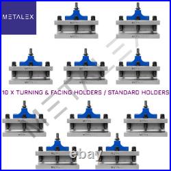 A1 40Position Quick Change Tool Post 11 pc For 150-300mm Lathe 6-12 Multifix A