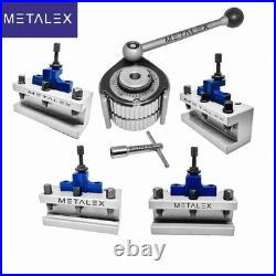 A1 40Position Quick Change Tool Post Kit For 150-300mm Lathe 6-12 Multifix Set