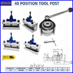 A1 Multifix 40 Position Quick Change Tool Post 540-100 Holder A1D2090 A1B2090