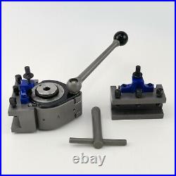 A1 Multifix 40 Position Tool Post And 2PCS AD2080 Turning Tool Holder Multifix A