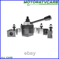 ALL-CARB 6Pcs AXA 250-100 Piston Type Quick Change Tool Post Set Swing Dia 12