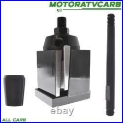 ALL-CARB AXA 250-111 Set Wedge Type Quick Change Tool Post Set Swing Dia 12 ALL-CARB AXA 250-111 Set Wedge Type Quick Change Tool Post Set Swing Dia 12