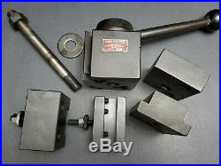 ALORIS CXA Wedge Tool Post & 2 Quick Change Tool Holders Machinist Lathe DTM