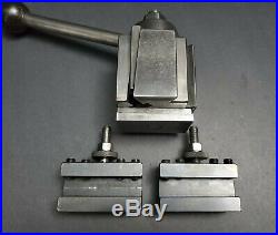 ALORIS Wedge Tool Post & BXA 2 Quick Change Tool Holders Machinist Lathe 10-15