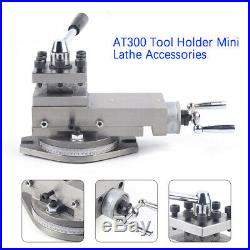 AT300 Holder Quick Change Tool Post Holder Metal Work Tool Parts Kit Assembly