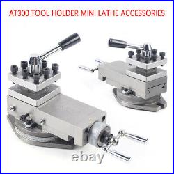 AT300 lathe tool post assembly Holder CNC Mini Lathe Accessories Metal Change