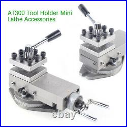 AT300 lathe tool post assembly Holder CNC Mini Lathe Accessories Metal Change