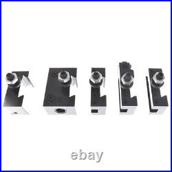 AXA 250-100 Piston Quick Change Tool Post Holder 6Pcs Set For Lathe 6 12