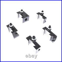AXA 250-100 Piston Quick Change Tool Post Holder 6Pcs Set For Lathe 6 12