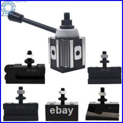 AXA 250-100 Piston Type Quick Change Tool Post Holder For Lathe 6- 12 6PC