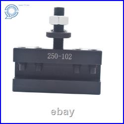 AXA 250-111 Wedge ToolPost Set For Lathe 6-12 Plus 2 Extra Tool Holder 8 pac