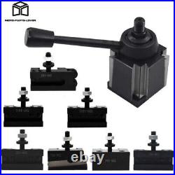 AXA 250-111 Wedge Tool Post Set For Lathe 6 12 Plus 2 Extra Tool Holder