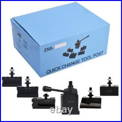AXA 6-Pack Wedge Type Quick Change Tool Post Set for Lathe Swing 12Inch