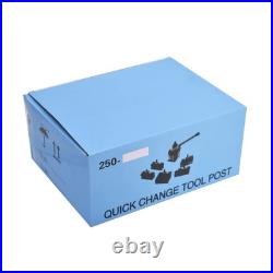 AXA 6-Pack Wedge Type Quick Change Tool Post Set for Lathe Swing 12Inch