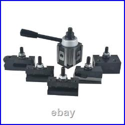 AXA Size 250-100 Set Piston Type Quick Change Tool Post Set For Lathe 6- 12