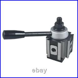 AXA Size 250-100 Set Piston Type Quick Change Tool Post Set For Lathe 6- 12