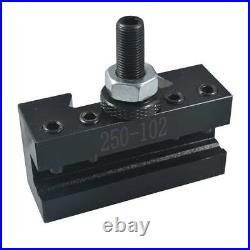 AXA Size 250-100 Set Piston Type Quick Change Tool Post Set For Lathe 6- 12