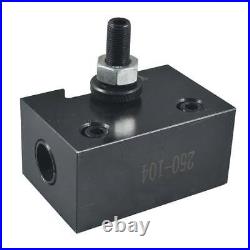 AXA Size 250-100 Set Piston Type Quick Change Tool Post Set For Lathe 6- 12