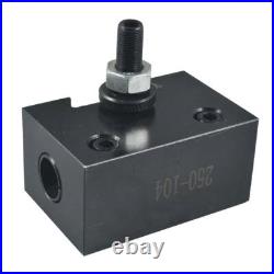 AXA Size 250-100 Set Piston Type Quick Change Tool Post Set For Lathe 6- 12