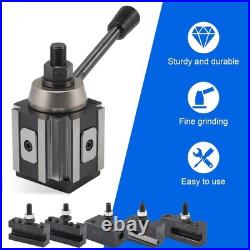 AXA Size 250-100 Set Piston Type Quick Change Tool Post Set for Lathe 6-12