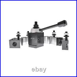 AXA Tool Post Set 250-100 Wedge Type Quick Change Tool Post Set 12 Inch Swing