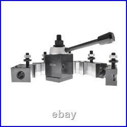 AXA Tool Post Set 250-100 Wedge Type Quick Change Tool Post Set 12 Inch Swing AXA Tool Post Set 250-100 Wedge Type Quick Change Tool Post Set 12 Inch Swing