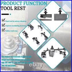 AXA Tool Post Set 250-100 Wedge Type Quick Change Tool Post Set 12 Inch Swing AXA Tool Post Set 250-100 Wedge Type Quick Change Tool Post Set 12 Inch Swing
