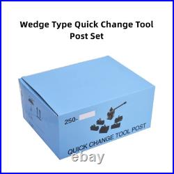 AXA Tool Post Set 250-111 Wedge Type Quick Change Tool Post Set 12 Inch Swing