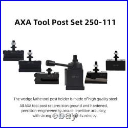 AXA Tool Post Set 250-111 Wedge Type Quick Change Tool Post Set 12 Inch Swing