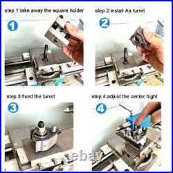 Aa Size Quick Change Tool Post Holder for Lathe Mini Multifix Lathe Tool Post Aa Size Quick Change Tool Post Holder for Lathe Mini Multifix Lathe Tool Post