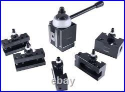 Accusize #0251-0400 Quick Change Tool Post Set BXA 6Pc for 14-20 Lathe USA Styl