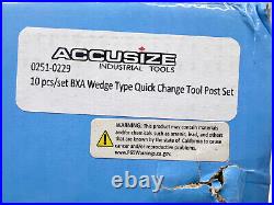 Accusize 10-15 BXA Wedge Type Quick Change Tool Post Set (0251-0229)