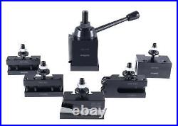 Accusize BXA Wedge Type Quick Change Tool Post Set, 6-Piece for 10-15