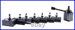 Accusize Industrial Tools 8 Pc AXA Wedge Type Quick Change Tool Post Set for Lat
