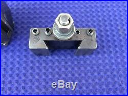 Aloris AXA Quick Change Tool Post With Aloris AXA 1 Tool Holder