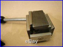 Aloris AXA Quick Change Wedge Tool Post with 5 tool holders