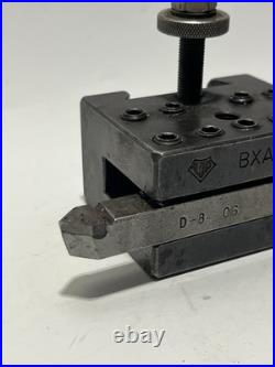 Aloris BXA 6 Quick Change Tool Post Holder + D-8 C6 Bit