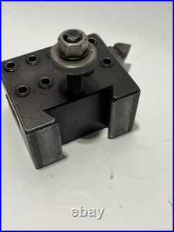 Aloris BXA 6 Quick Change Tool Post Holder + D-8 C6 Bit