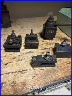 Aloris BXA Quick Change Lathe Tool Post 7 pc Holder Set