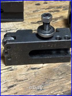 Aloris BXA Quick Change Lathe Tool Post 7 pc Holder Set