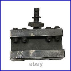 Aloris CA Lathe Quick Change Tool Post + 6 Tool Holders CA-1 CA-2 C2