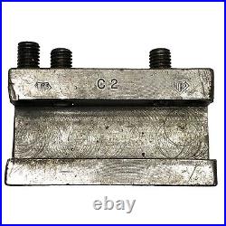 Aloris CA Lathe Quick Change Tool Post + 6 Tool Holders CA-1 CA-2 C2