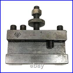 Aloris CA Lathe Quick Change Tool Post + 6 Tool Holders CA-1 CA-2 C2