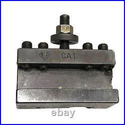 Aloris CA Lathe Quick Change Tool Post + 6 Tool Holders CA-1 CA-2 C2