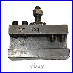 Aloris CA Lathe Quick Change Tool Post + 6 Tool Holders CA-1 CA-2 C2